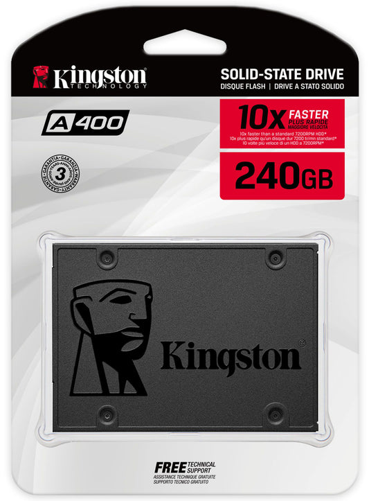 Solid State Drive (SSD) Kingston A400, 240GB, 2,5 Zoll, SATA III SA400S37/240G