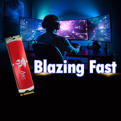 Solid State Drive (SSD) Dato Ares Dark Sword, NVME 1.4, PCIE Gen4x4, 1TB, Schwarz ARSDSK-1TB