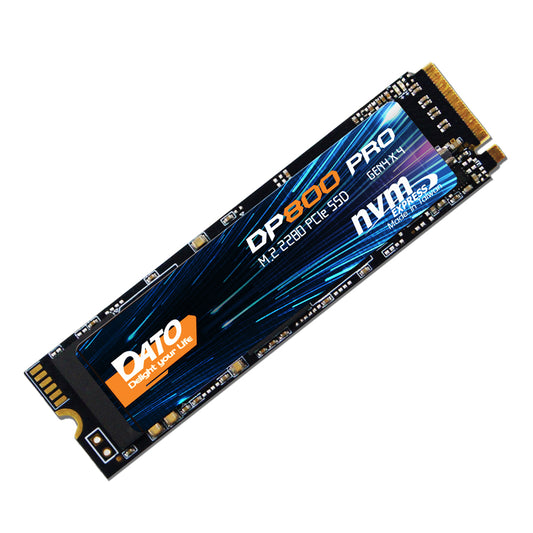 Solid State Drive (SSD) Dato DP800 Pro, NVME M.2 2280, PCIe, 4TB, Schwarz DP800PSSD-4TB