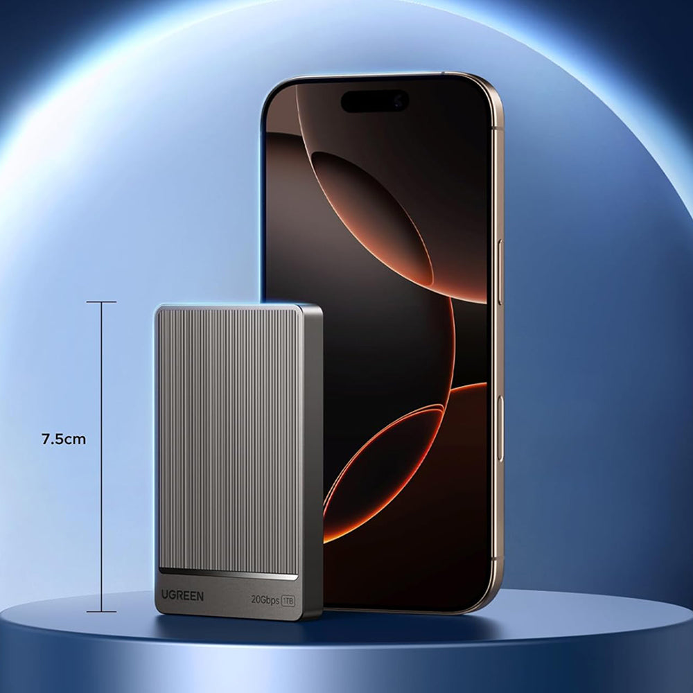 Solid State Drive (Externe SSD) UGREEN 35270, 1TB, Grau