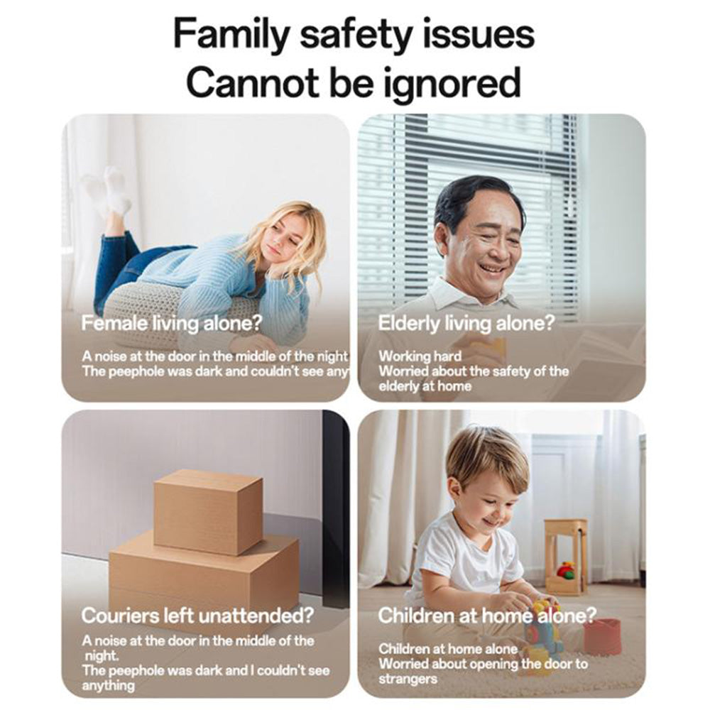 Klingel Yesido KM27, Wi-Fi, 2K, Weiß