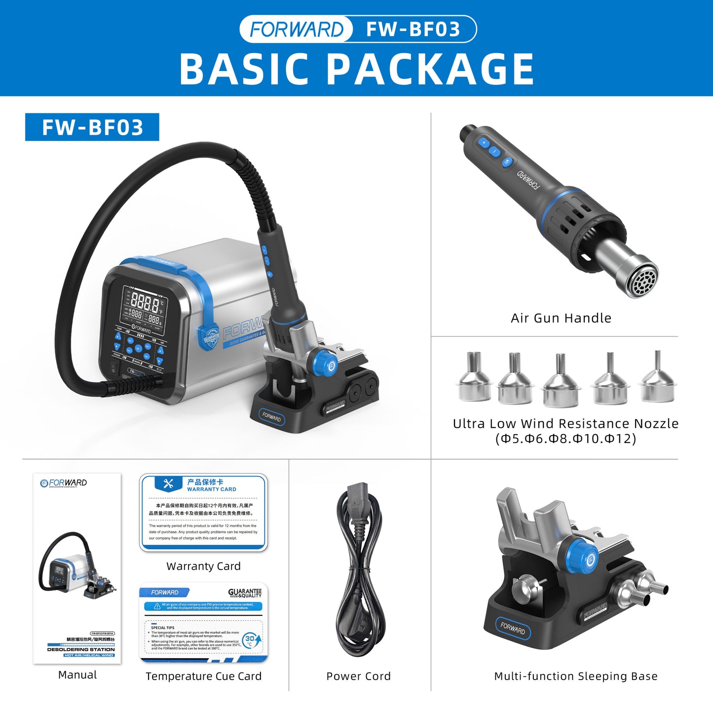 Heißluftstation Forward FW-BF03