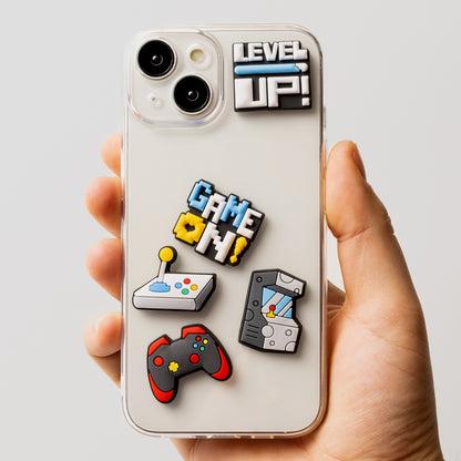 3D OEM GameOn Aufkleber für Telefon-/Tablet-Hülle, 5-teiliges Set, Mehrfarbig
