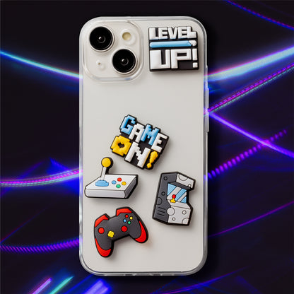 3D OEM GameOn Aufkleber für Telefon-/Tablet-Hülle, 5-teiliges Set, Mehrfarbig