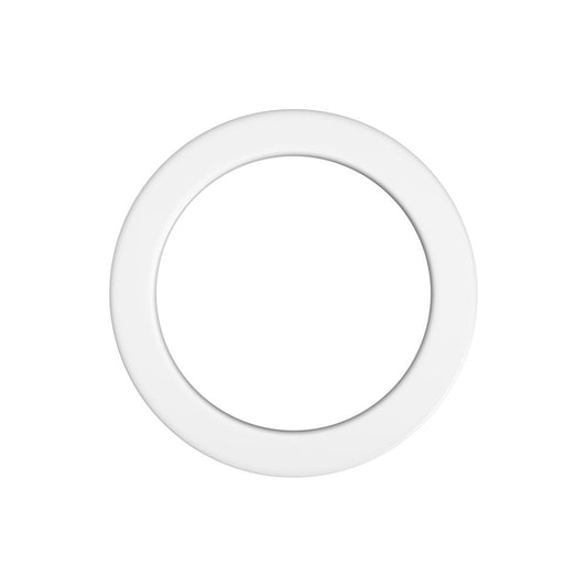 Metallischer Sticker, Weiß