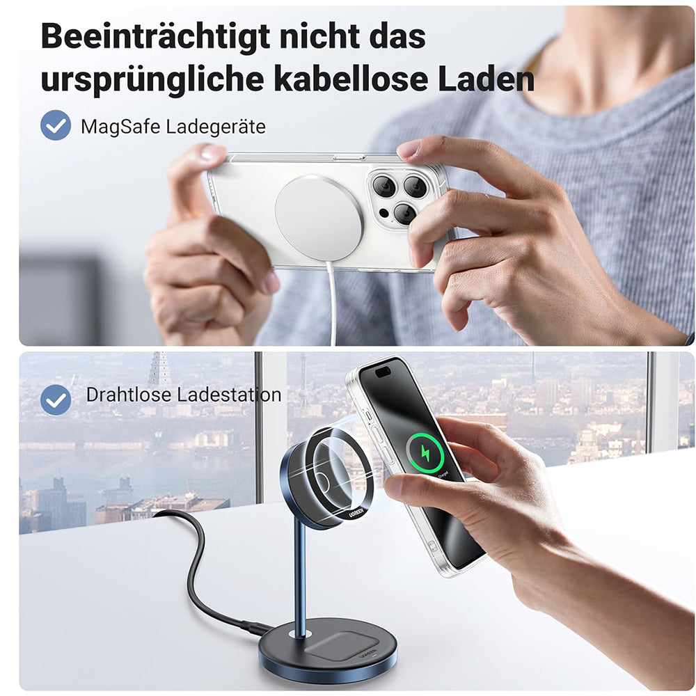 Metallsticker UGREEN LP428 (25766), Set 2 Stück, Schwarz