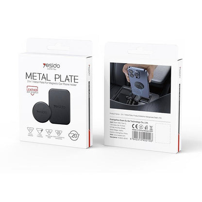 Metallsticker Yesido C207 2in1, Schwarz