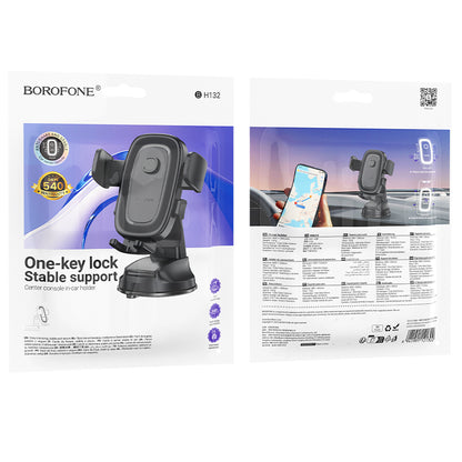 Borofone BH132 Follower Car Holder, 4.5inch - 7inch, Black