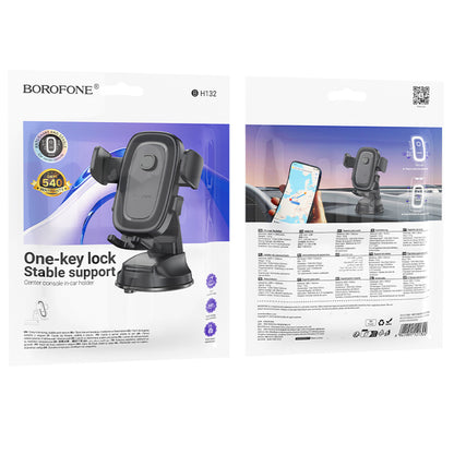 Borofone BH132 Follower Car Holder, 4.5inch - 7inch, Black