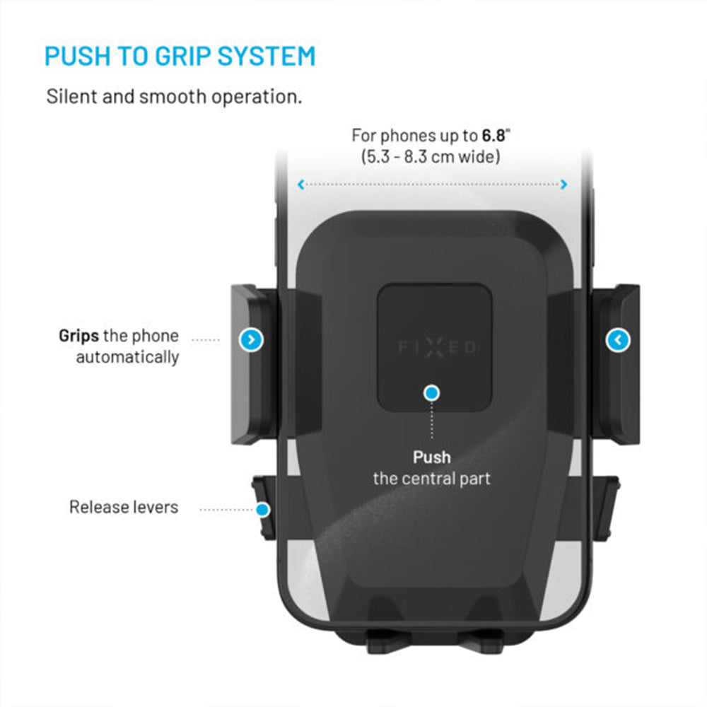 Autohalterung Fixed Iconiq Lock, Universal, Schwarz
