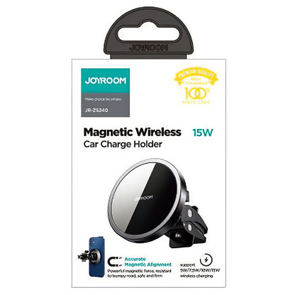 Kfz-Wireless-Ladegerät Joyroom JR-ZS240 Air Vent, 15W, 1.67A, Schwarz