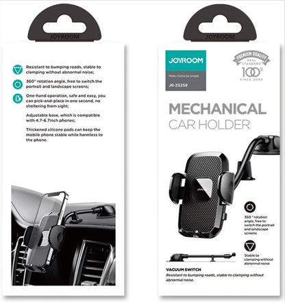 Joyroom JR-ZS259 KFZ-Halterung | Dashboard | 360° | Schwarz