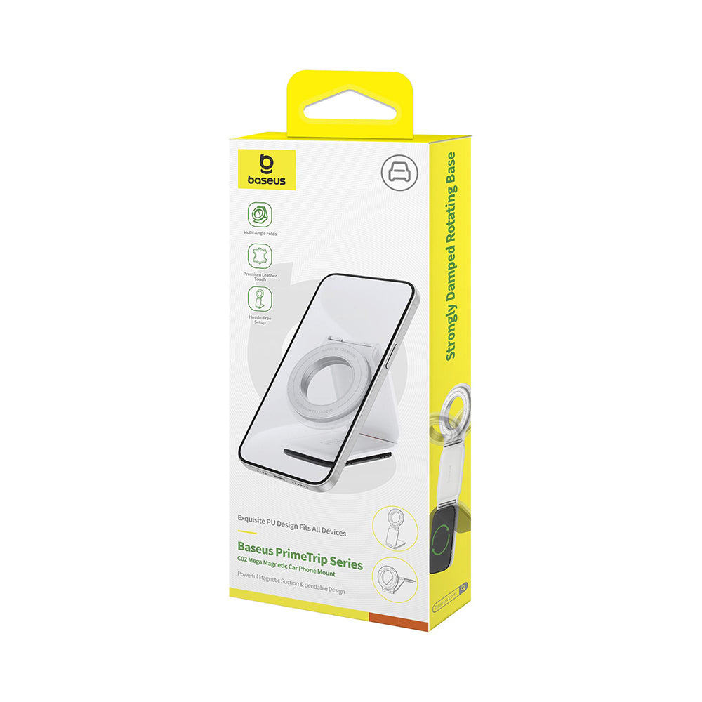 Baseus PrimeTrip C02 Magnetic Car Holder, Universal, White C40169002213-00