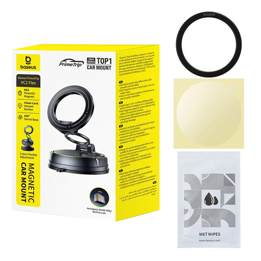Autohalterung Magnetic Baseus PrimeTrip VC2 Flex, Universal, Schwarz C0013803