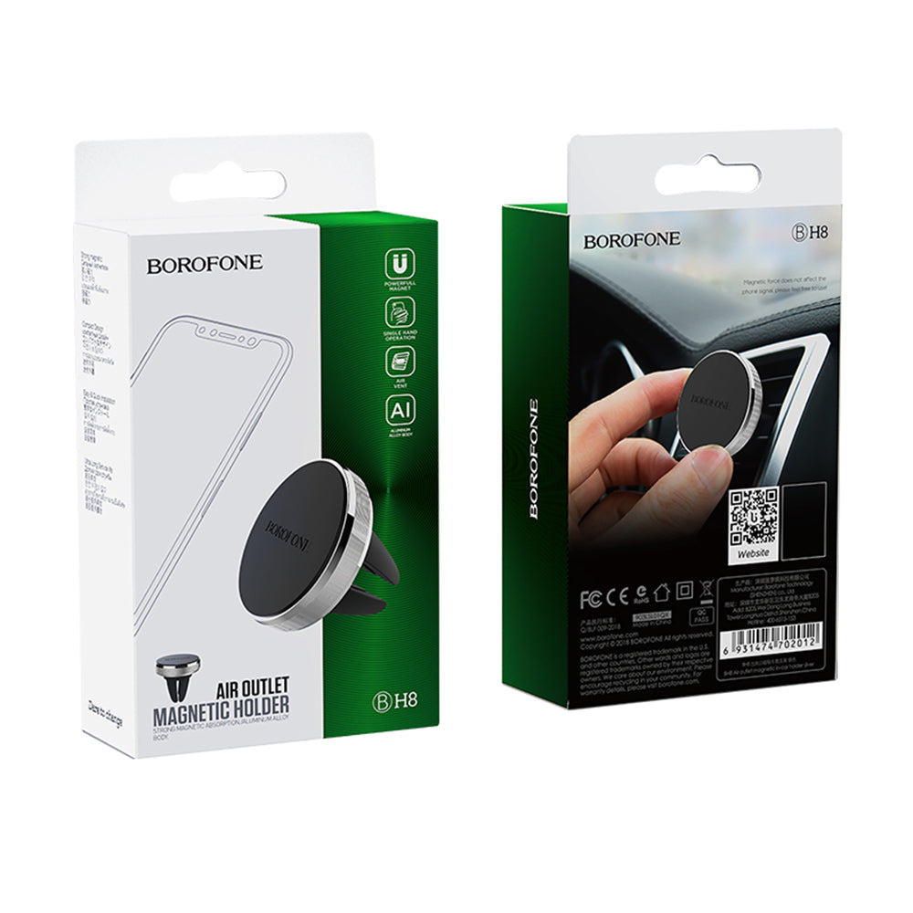 Magnetische Autohalterung Borofone BH8, Universal, Schwarz
