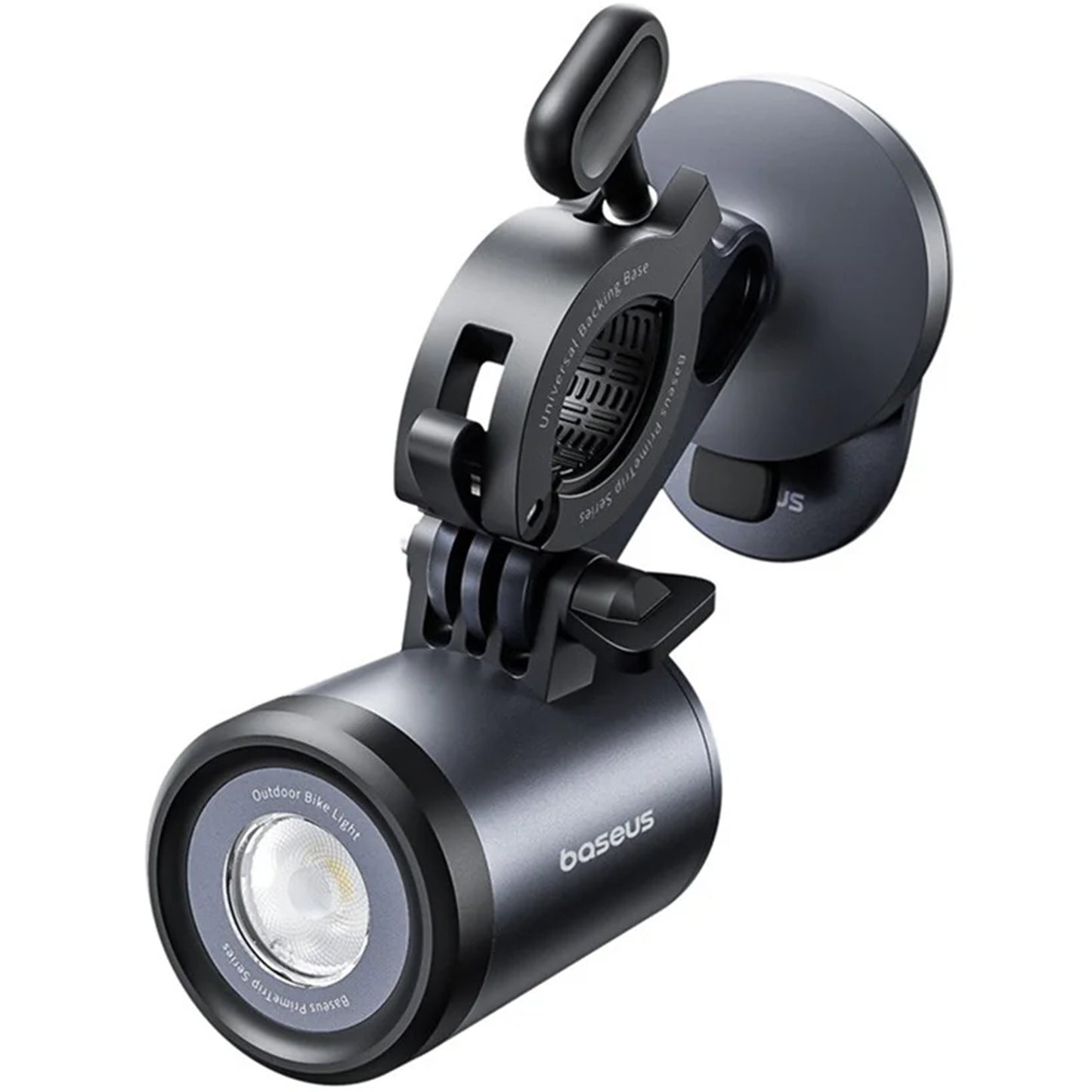 Fahrradhalter mit Taschenlampe Baseus PrimeTrip, Universal, Schwarz C12569000121-00