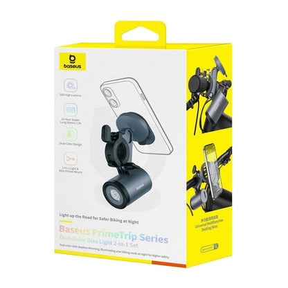 Fahrradhalter mit Taschenlampe Baseus PrimeTrip, Universal, Schwarz C12569000121-00