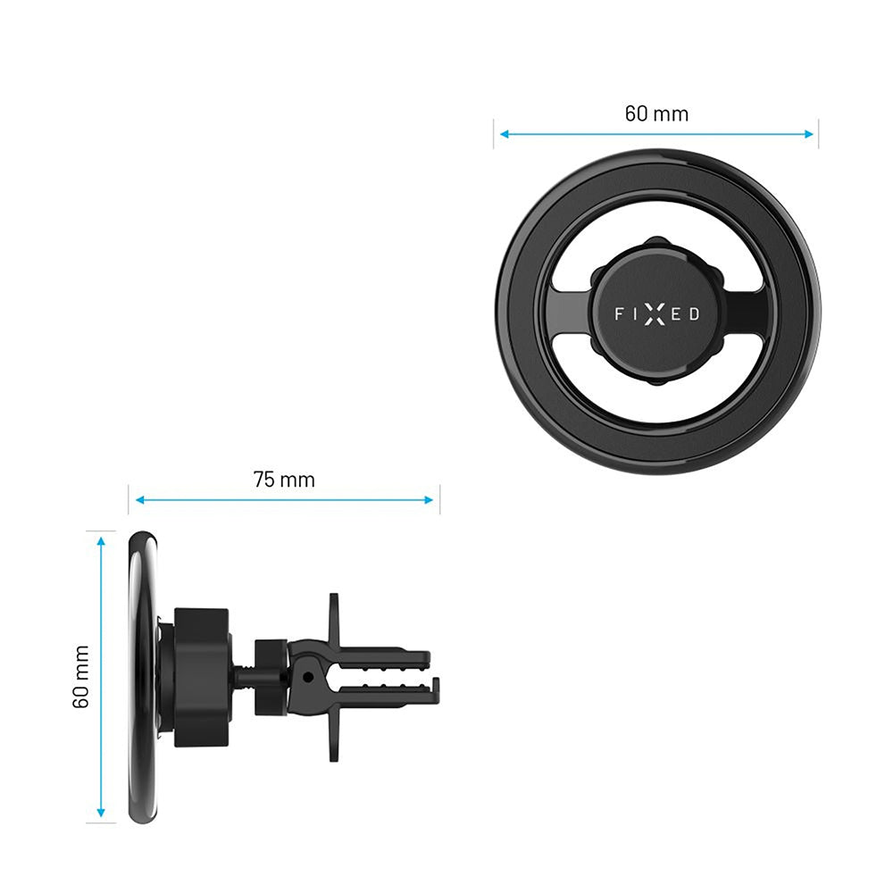 Magnetische Autohalterung Fixed, Universal, Silber