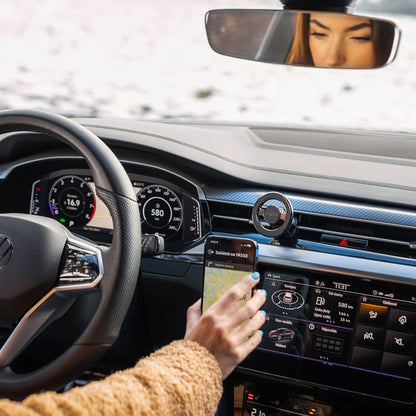 Magnetische Autohalterung Fixed, Universal, Silber