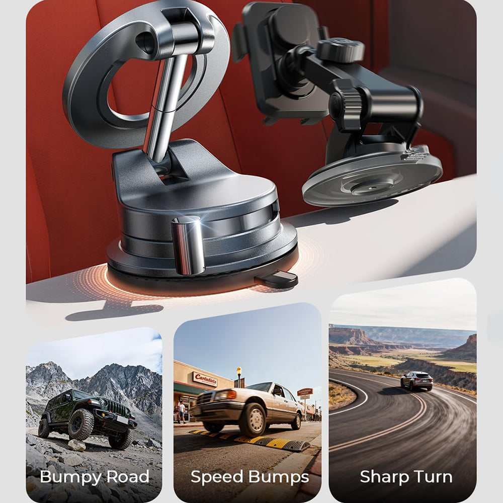 Magnetische Autohalterung Lisen A608, Universal, Schwarz