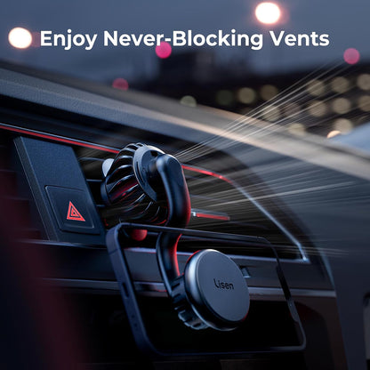 Lisen Magnetic Car Holder, Universal, Black YL0222060002