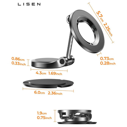 Magnetische Auto-Halterung Lisen, Universal, Schwarz YL0223080002