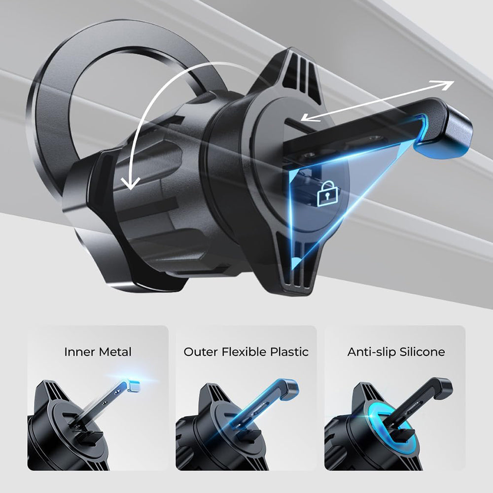 Magnetische Autohalterung Lisen, Universal, Schwarz YL0223110033