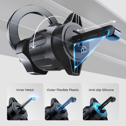 Magnetische Autohalterung Lisen, Universal, Schwarz YL0223110033