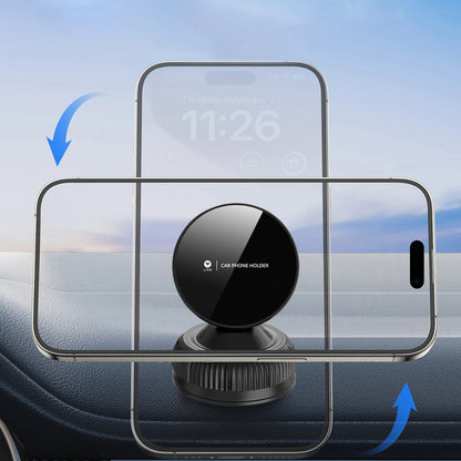 Magnetische Autohalterung Lito LT-W12, Universal, Schwarz