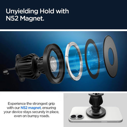 Magnetische Autohalterung Spigen MFT13, Universal, Schwarz