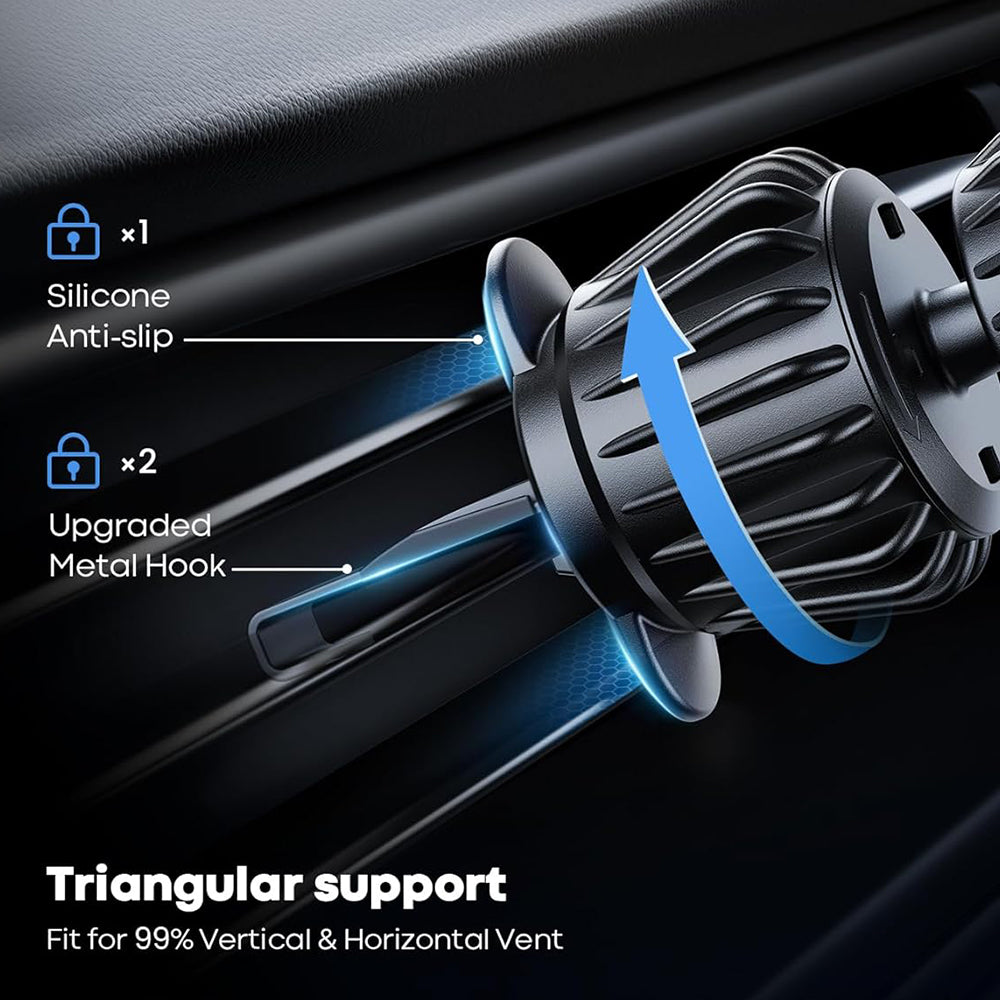 Magnetische Autohalterung Techsuit S1, Universal, Schwarz