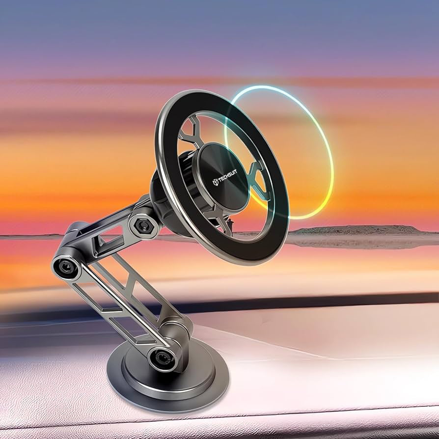 Techsuit S14 Magnetic Car Holder, Universal, Grey