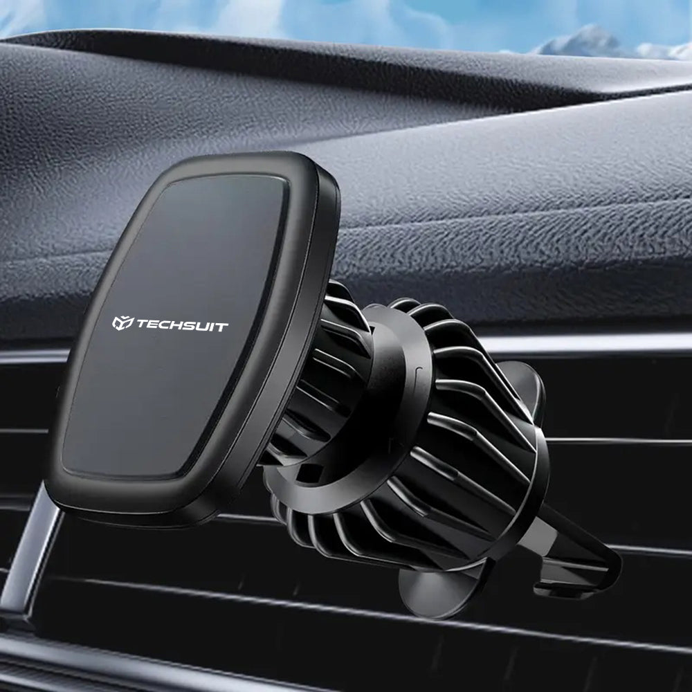Magnetische Autohalterung Techsuit S2, Universal, Schwarz