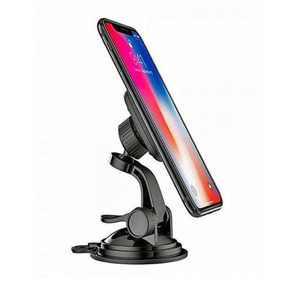 Magnetische Autohalterung Techsuit S6, Universal, Schwarz Rot