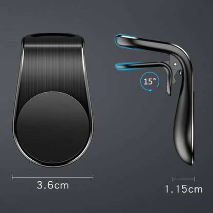 Techsuit S7 Universal Magnetic Car Holder, Silver