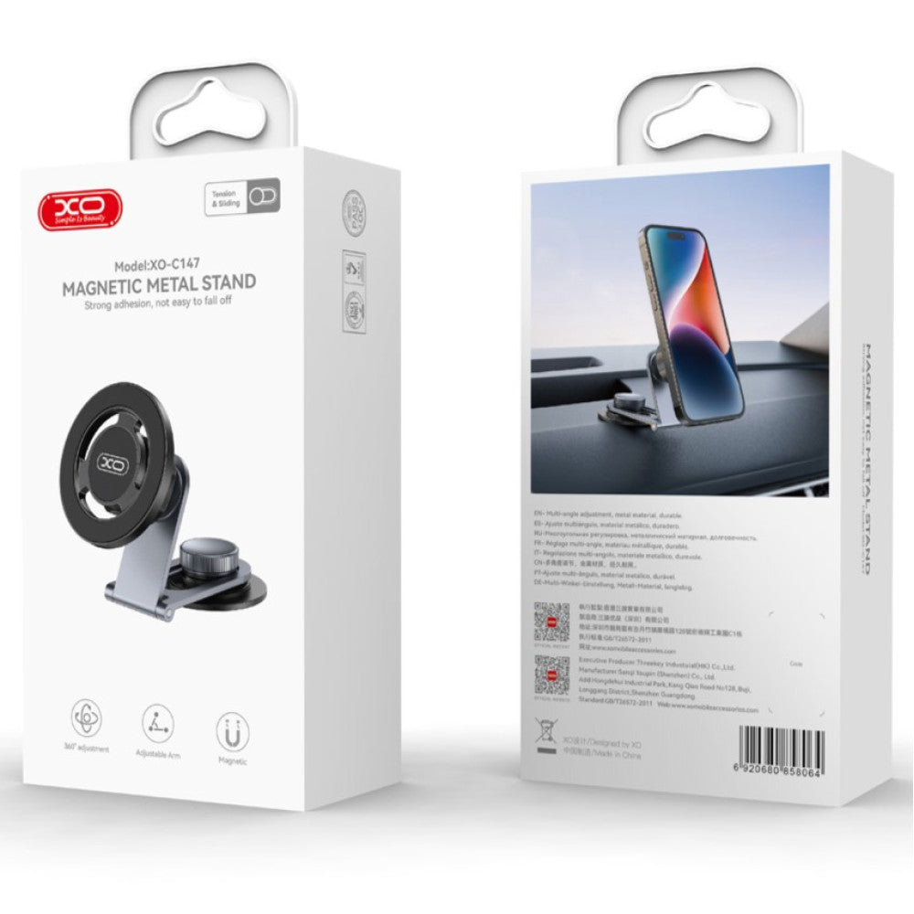 Magnetische Autohalterung XO Design C147, Universal, Grau