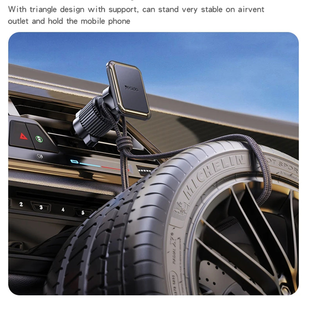 Yesido C245 Magnetic Car Holder, Universal, Black