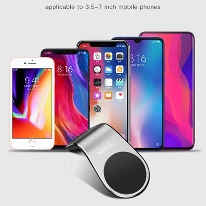 Magnetische Autohalterung Yesido C64, Universal, Schwarz