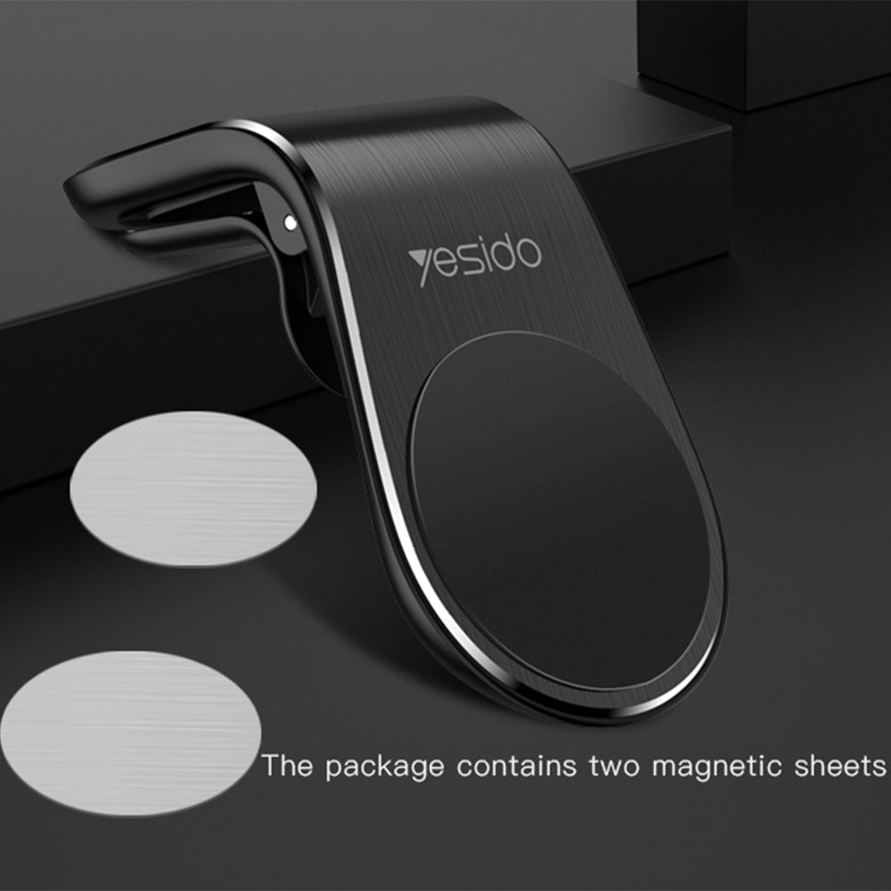 Magnetische Autohalterung Yesido C64, Universal, Schwarz