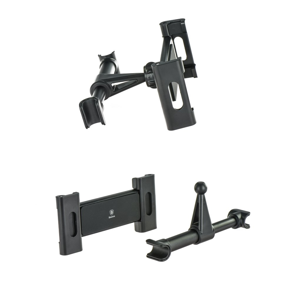 Baseus BackSeat Kopfstützen-Autohalterung für Telefon / Tablet, 4,7 Zoll - 12,9 Zoll, Schwarz, Neuversiegelt SUHZ-01