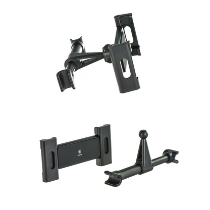 Baseus BackSeat Kopfstützen-Autohalterung für Telefon / Tablet, 4,7 Zoll - 12,9 Zoll, Schwarz, Neuversiegelt SUHZ-01