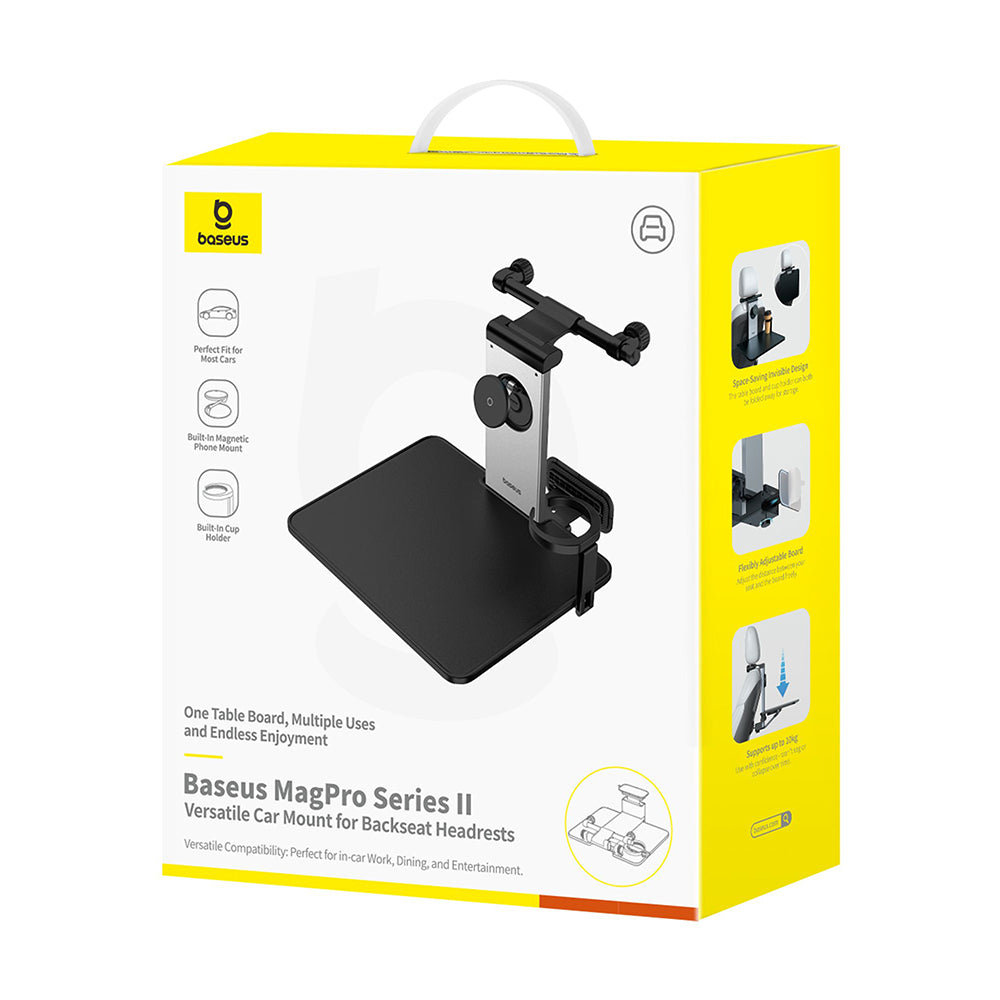 Auto-Kopfstützenhalterung Baseus MagPro II, Universal, Schwarz C40272901121-00