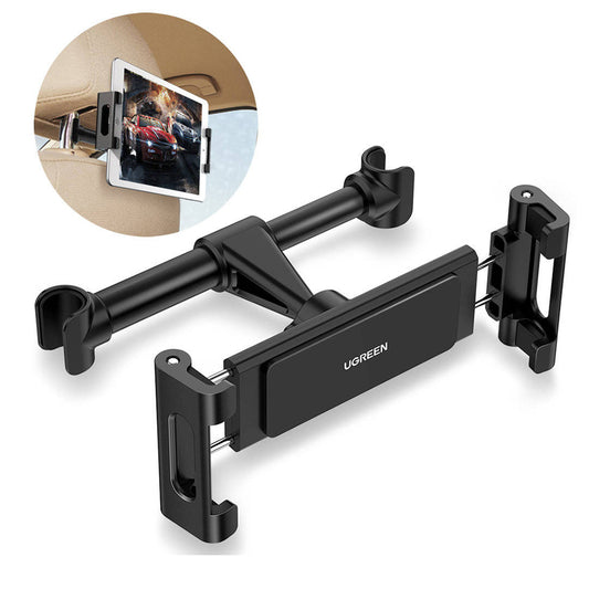 Auto-Kopfstützenhalter UGREEN LP160 (60108), 4,7 Zoll - 12,9 Zoll, Schwarz