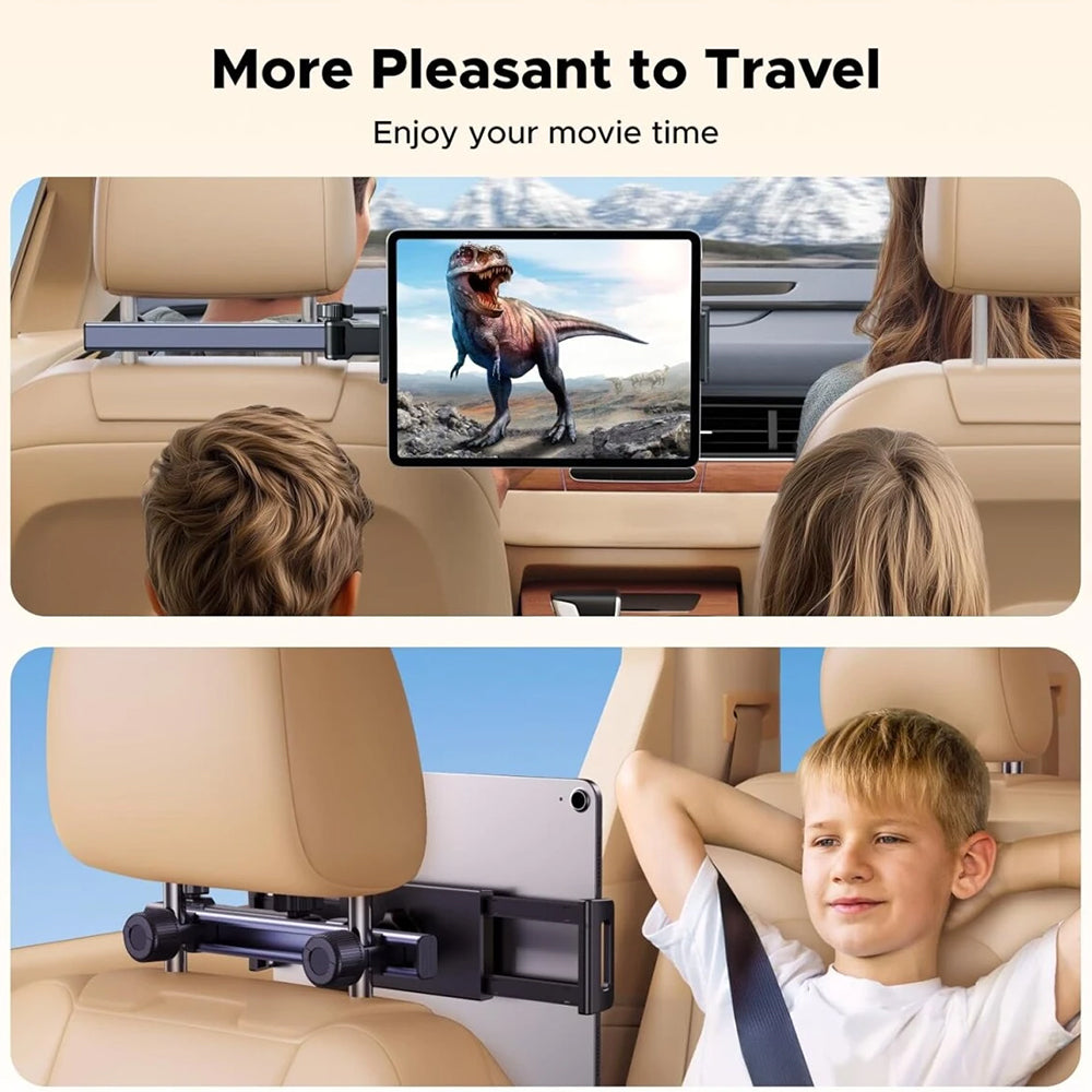 Auto-Kopfstützenhalter UGREEN LP904 (55443), 4,7 Zoll - 9,8 Zoll, Schwarz