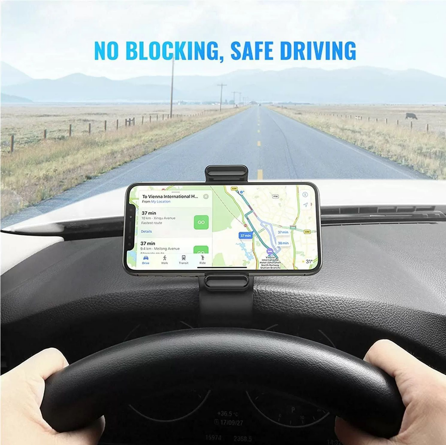 UGREEN LP189 Autohalterung, Universal, Schwarz