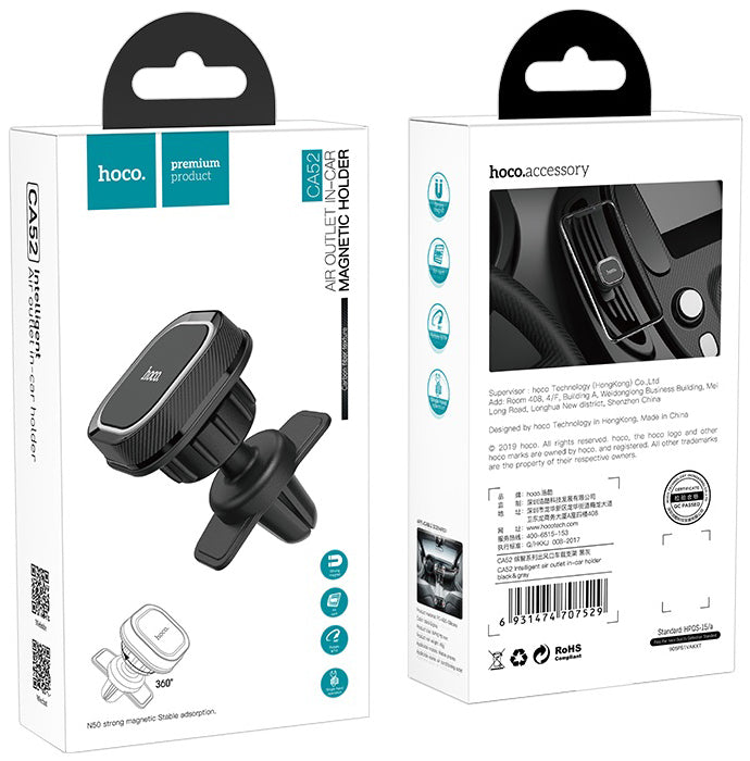 Magnetische Autohalterung HOCO CA52, Universal, Schwarz