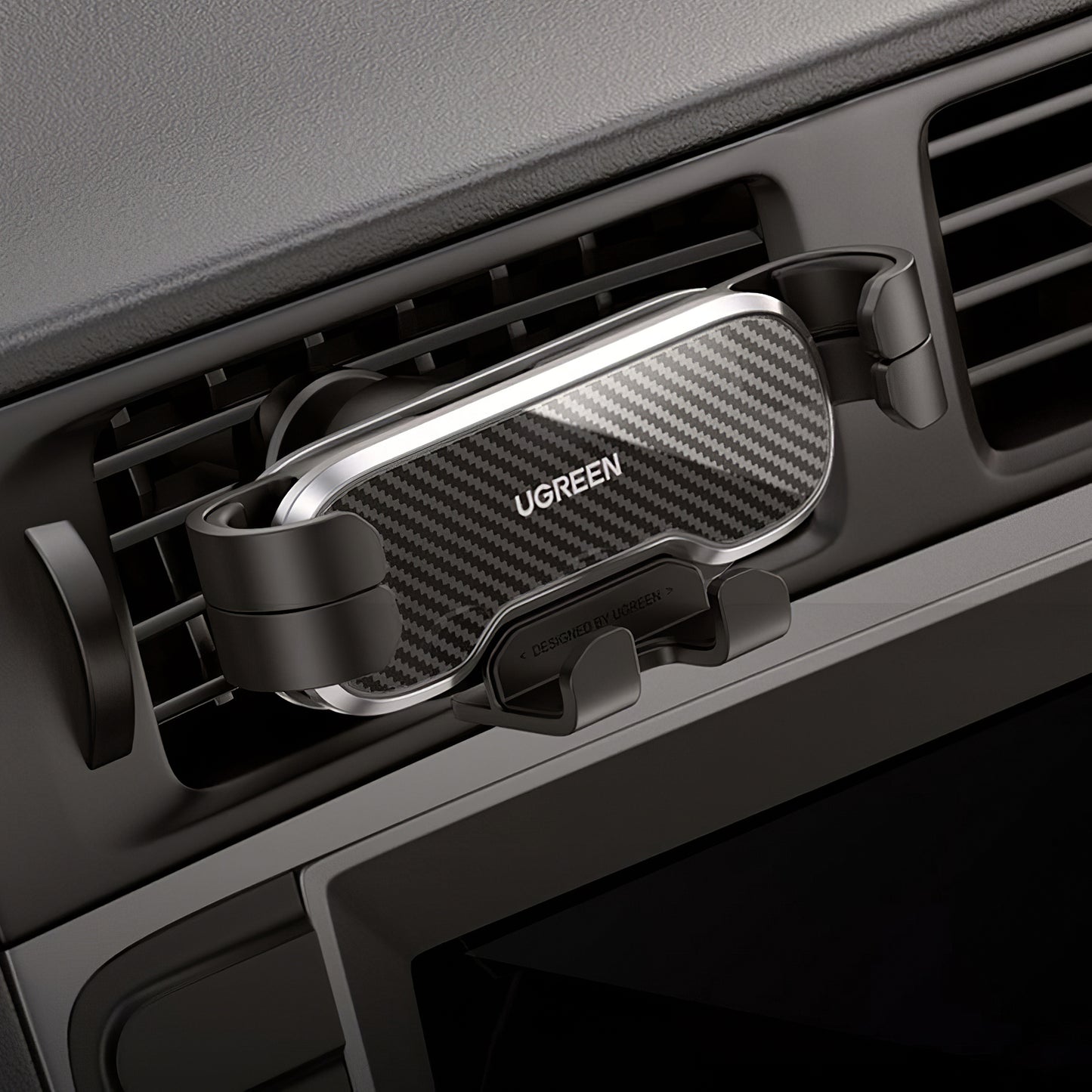 UGREEN Gravity Autohalterung für Lüftungsgitter, Universal, Schwarz