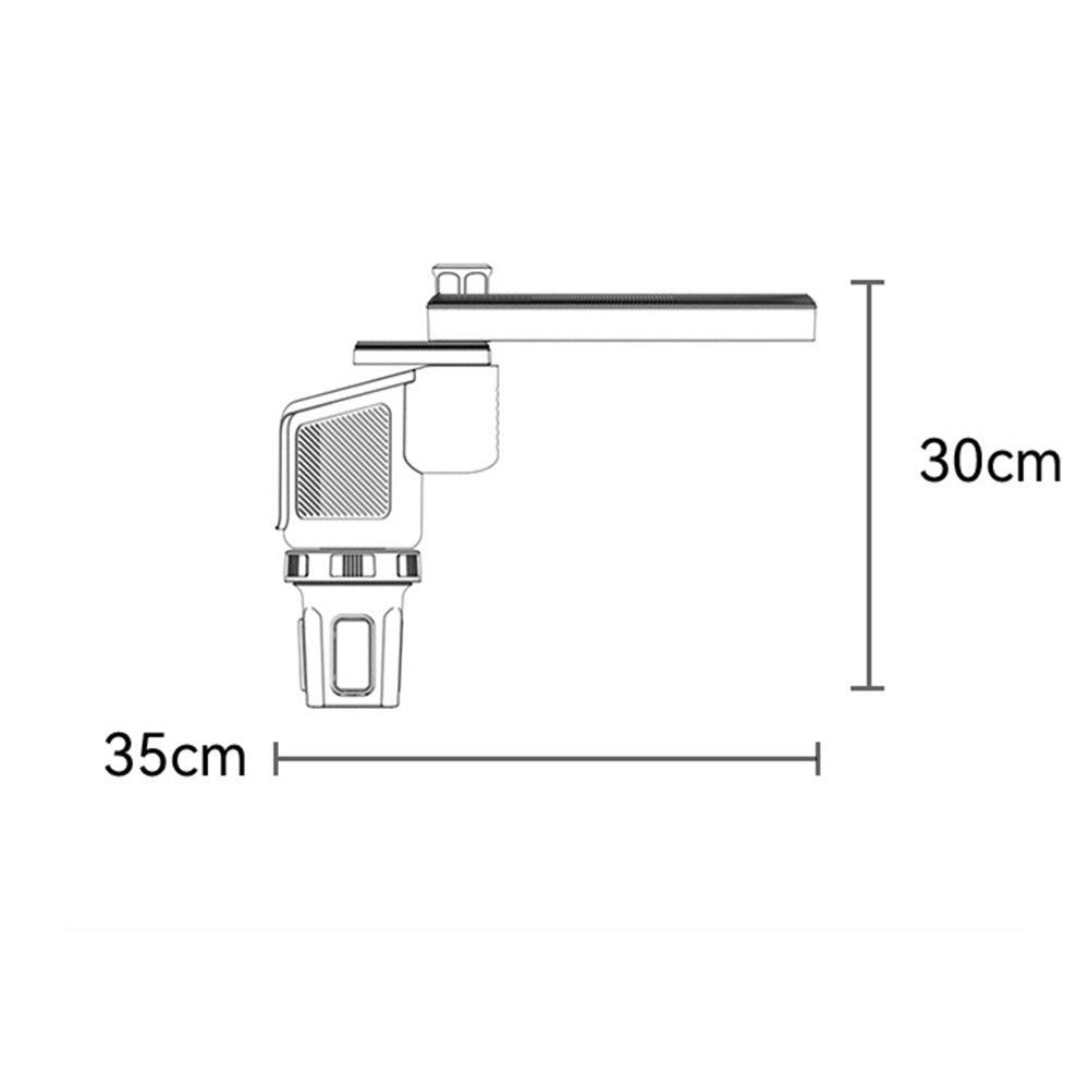 Yesido C180 3in1 Becherhalter, Schwarz