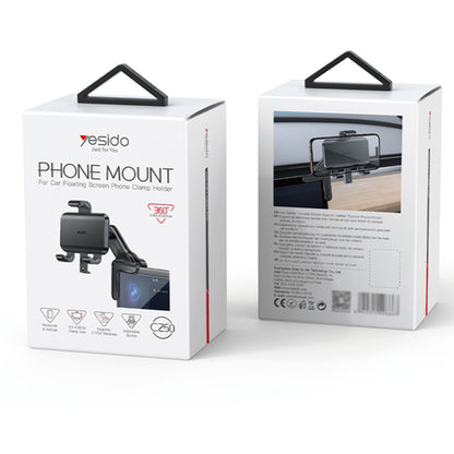 Yesido C250 Car Holder, 4.7inch - 6.8inch, Black