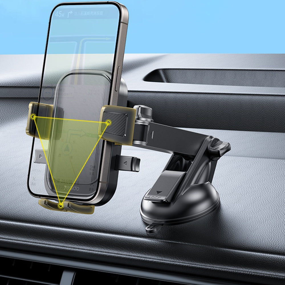 Autohalterung Yesido C267, 4.7inch - 7.2inch, Schwarz